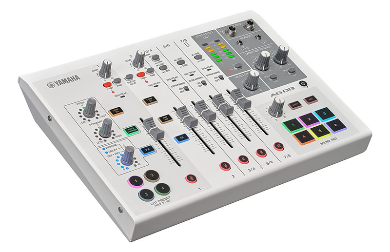 Yamaha AG08 直播專用模擬調(diào)音臺 Yamaha AG08 直播專用模擬調(diào)音臺