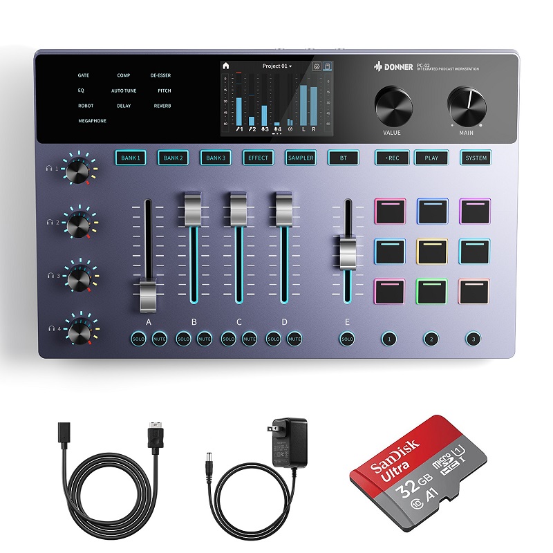 Donner (唐農(nóng)) PC-02 模擬調(diào)音臺