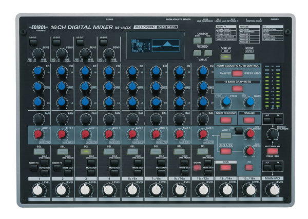 Roland羅蘭 M-16DX數(shù)字調(diào)音臺(tái)