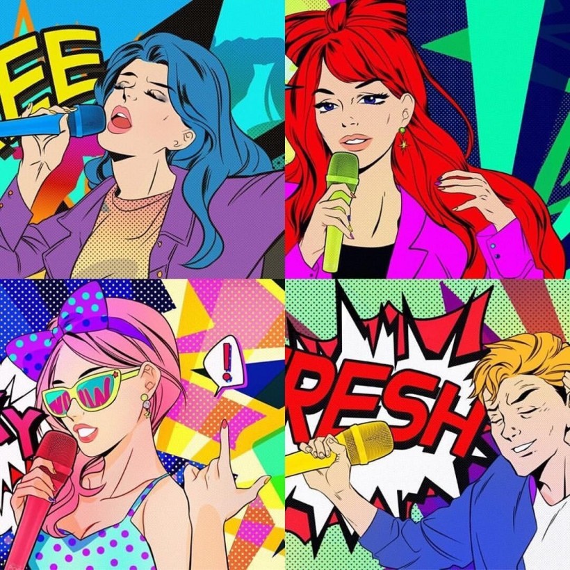 絕美小姐姐和炫彩麥克風 MXL 帶你共同玩音樂