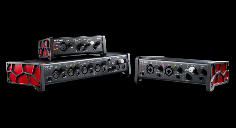 Tascam 發(fā)布新 US-HR 系列三款 USB-C 音頻接口：US-1x2HR、US-2x2HR、US-4x4HR